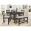 Picture of Fulton Gray  5 PC Counter Height Dining Room