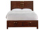 Picture of Diplomat Chestnut 3 PC Queen Storage Bed