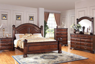 Picture of Isabella Cherry 3 PC Queen Bed