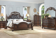 Picture of Maximus Cherry 3 PC Queen Bed