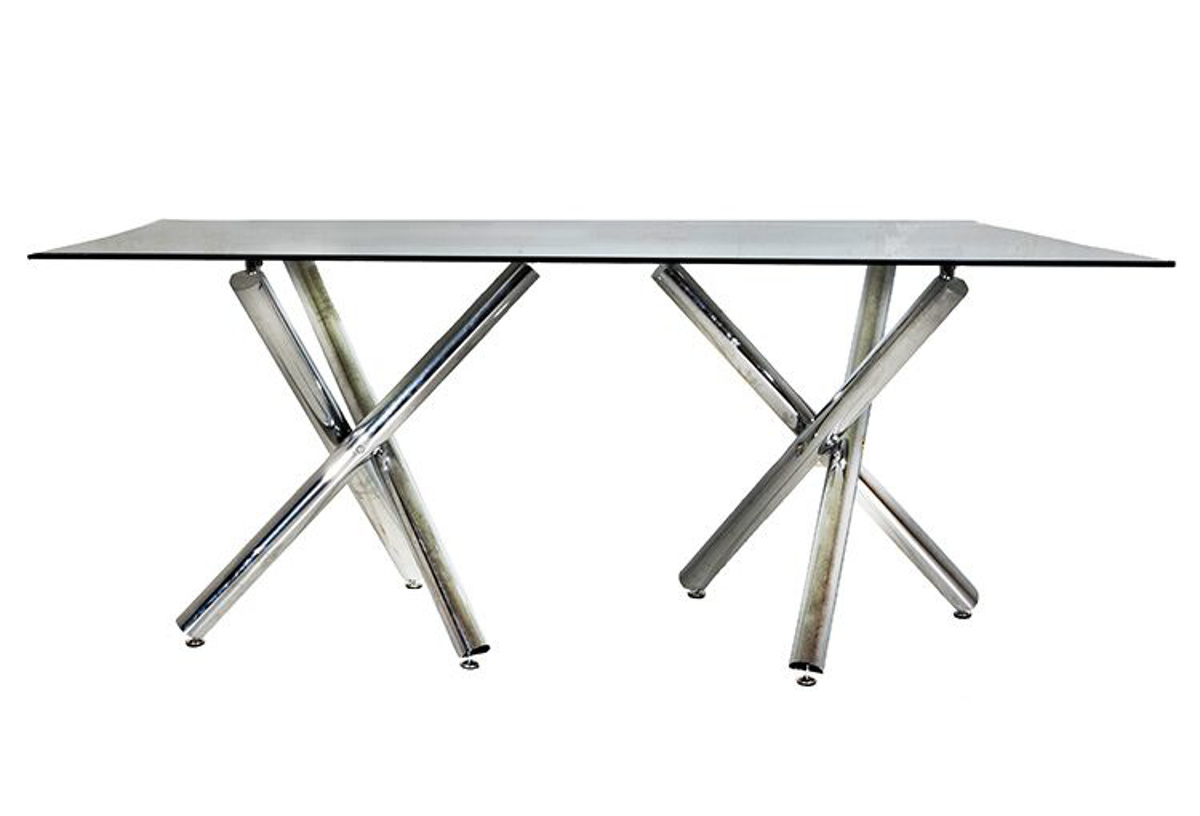 Picture of Mantis Chrome Pedestal Table