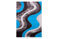 Picture of Comet Turquoise/Grey Area Rug