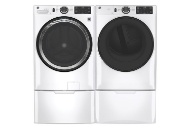 Picture of GE Front Load Washer & Dryer with Pedestal