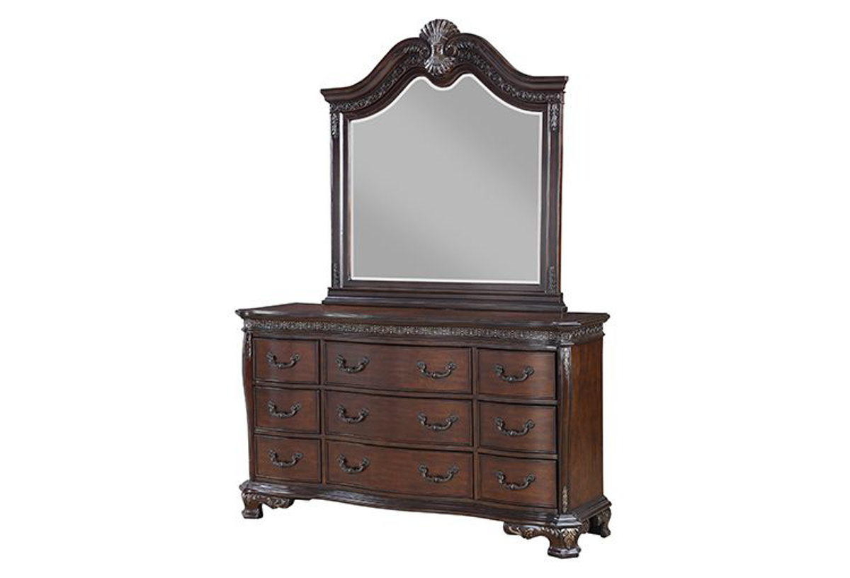 Picture of Celeste Cherry Dresser & Mirror