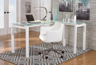 Picture of Baraga White L-Desk