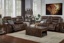 Picture of Royce Bronze Reclining Sofa and Console Loveseat
