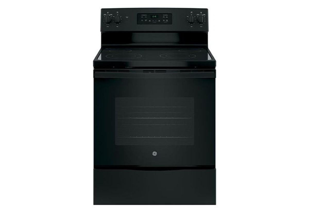 Picture of GE Black Self Clean Smooth Top Range