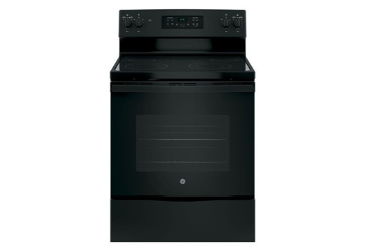 Picture of GE Black Self Clean Smooth Top Range