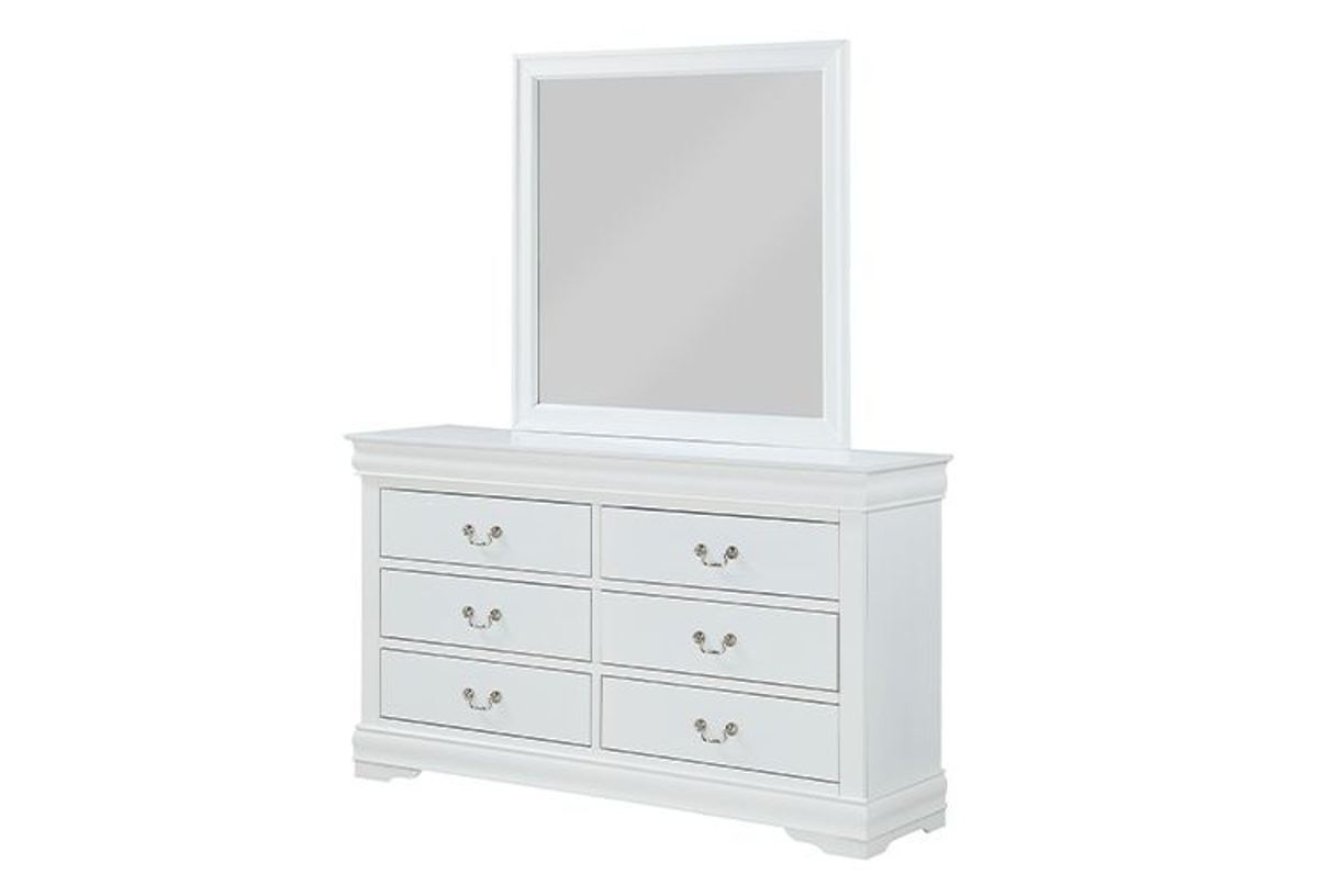 Picture of Kelsey White Dresser & Mirror