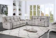 Picture of Phoenix Beige Reclining Sofa