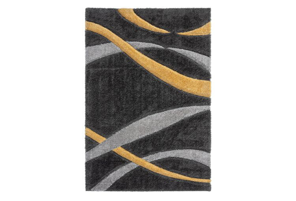 Picture of Sunray Yellow/Grey Area Rug