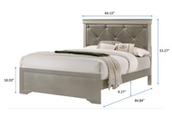 Picture of Amalia Metallic 5 PC Queen Bedroom