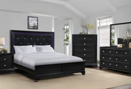 Picture of Brooklyn Black 5 PC Queen Bedroom