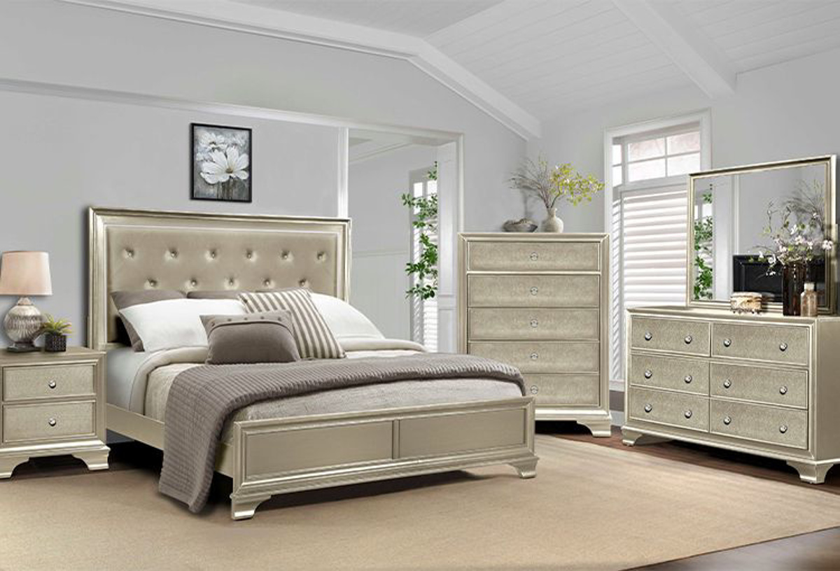 Picture of Brooklyn Champagne 5 PC Queen Bedroom