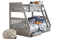 Picture of Madison Grey Twin/Full Bunk bed