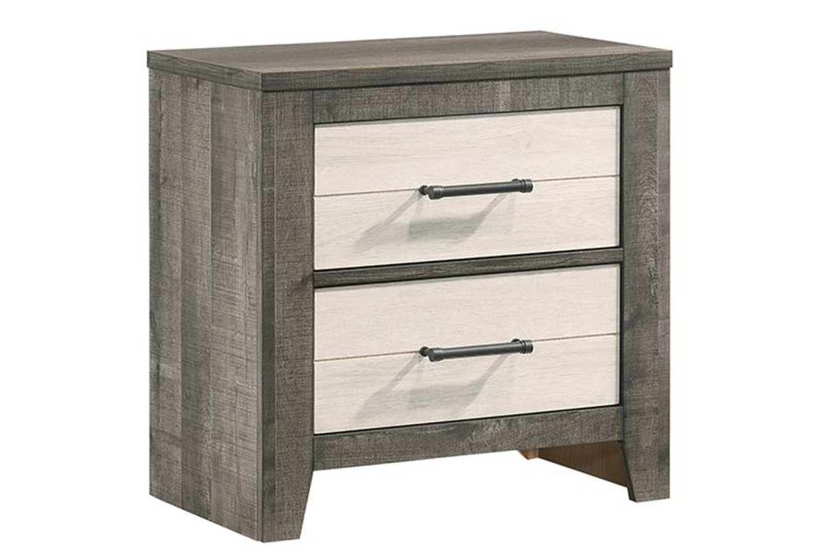 Picture of Wyatt White/Grey Nightstand