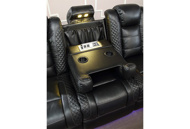 Picture of Transformer Black Power Reclining Sofa with LED Lights