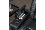 Picture of Transformer Black Power Reclining Loveseat with Bluetooth & LED Lights