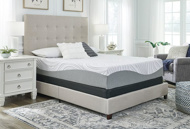 Picture of Ashley Sleep 12" Memory Foam King Mattress & Low Profile Boxspring