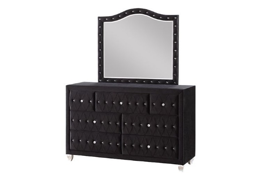 Picture of Priscilla Black Dresser & Mirror