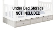 Picture of Madison White Wash Twin/Full Bunkbed