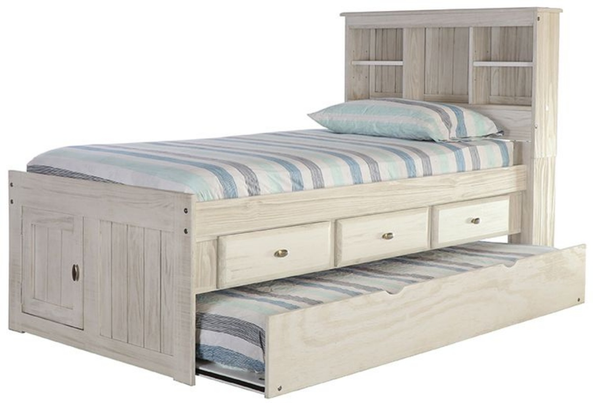 Picture of Madison White Wash Twin Trundle Unit