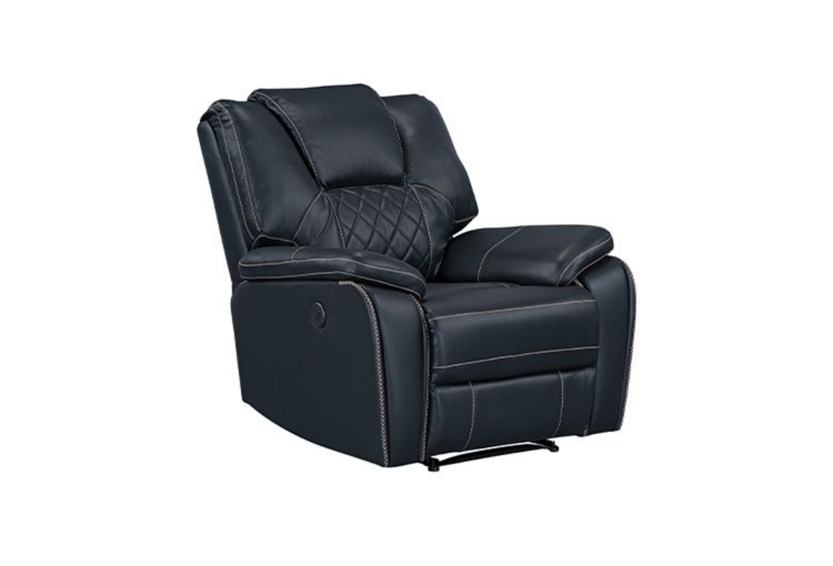 Picture of Diamante Black Recliner