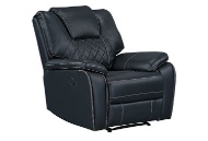 Picture of Diamante Black Recliner