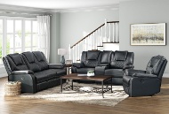 Picture of Diamante Black Recliner