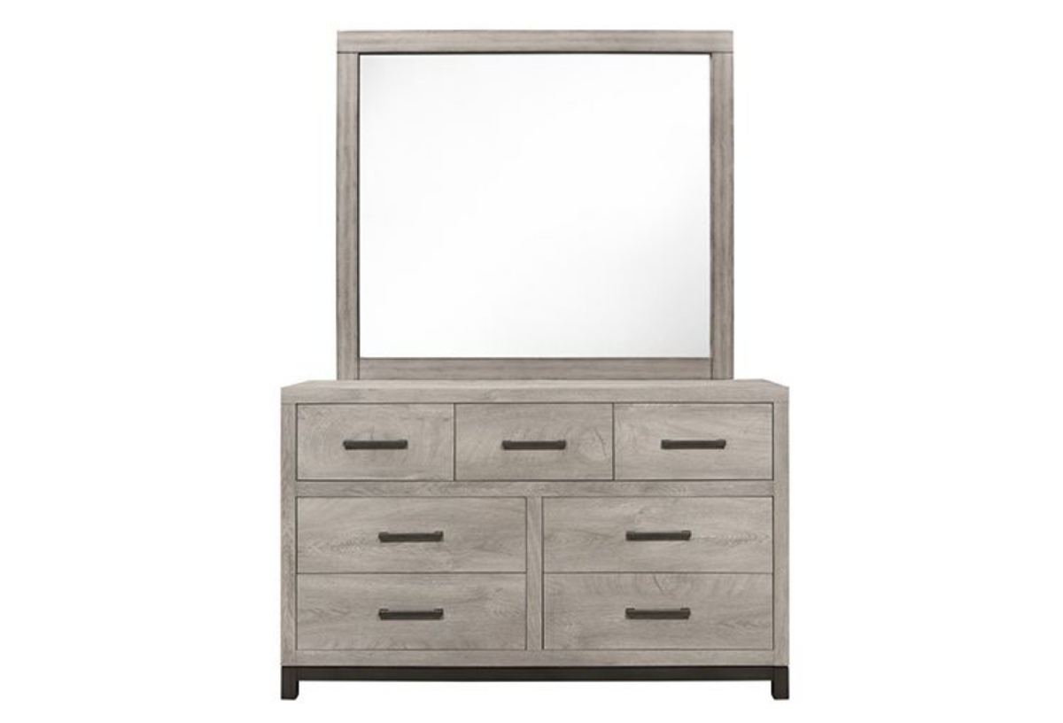 Picture of Augusta Grey Dresser & Mirror