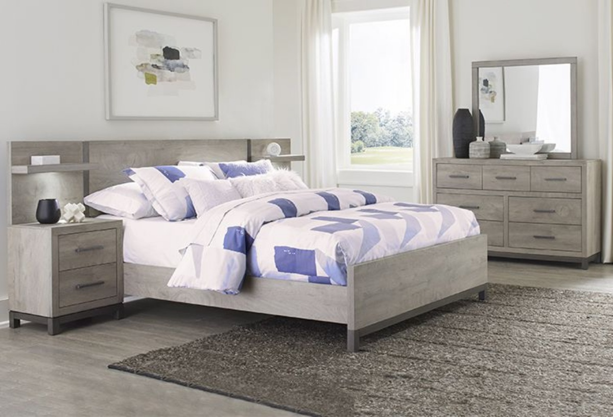 Picture of Augusta Grey 7 PC Queen Wall Bed