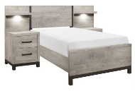 Picture of Augusta Grey 7 PC Twin Wall Bed