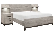 Picture of Augusta Grey 7 PC Full Wall Bed