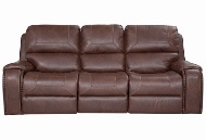 Picture of Roland Saddle Reclining Sofa With Drop Down Table