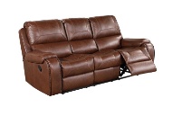 Picture of Roland Saddle Reclining Sofa With Drop Down Table