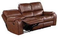 Picture of Roland Saddle Reclining Sofa With Drop Down Table