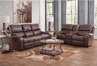 Picture of Roland Saddle Reclining Sofa With Drop Down Table