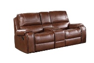 Picture of Roland Saddle Reclining Console Loveseat