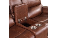 Picture of Roland Saddle Reclining Console Loveseat