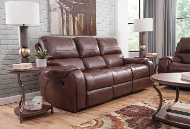 Picture of Roland Saddle Reclining Sofa & Console Loveseat