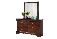 Picture of Alisdair Cherry Dresser & Mirror