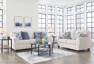 Picture of Cashton White Sofa & Loveseat