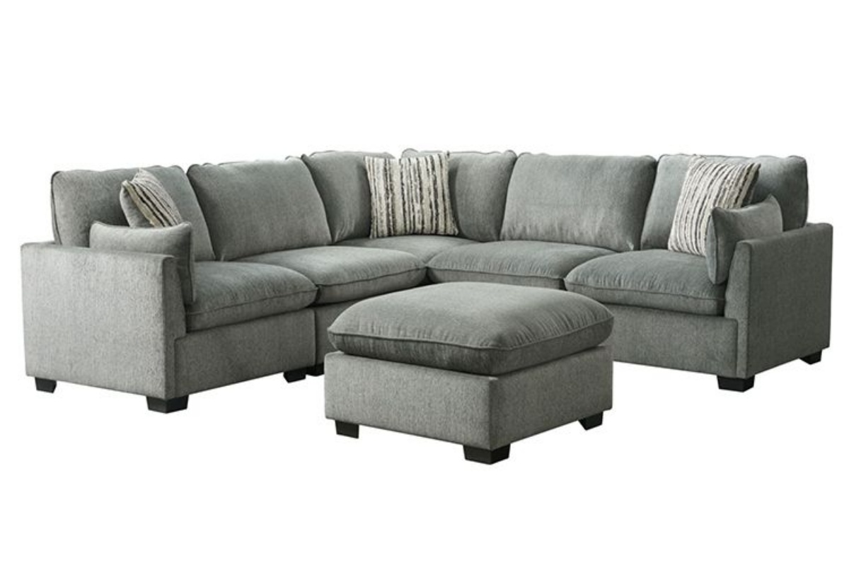 Picture of Deville Grey 5 PC Modular Sectional