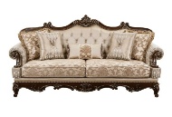 Picture of Dynasty Gold Wood Trim Sofa