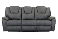 Picture of Diamante Grey Reclining Sofa