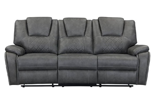 Picture of Diamante Grey Reclining Sofa