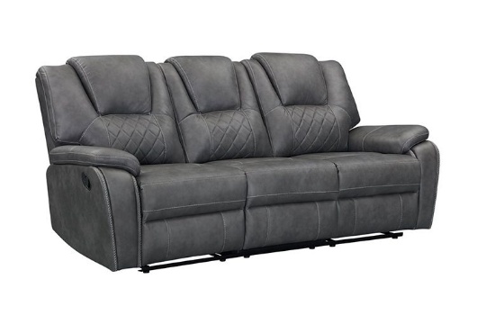 Picture of Diamante Grey Reclining Sofa