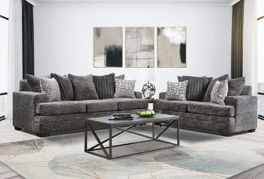 Picture of Collette Charcoal Loveseat