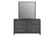 Picture of Odessa Grey Dresser & Mirror