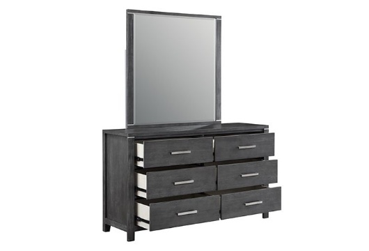 Picture of Odessa Grey Dresser & Mirror